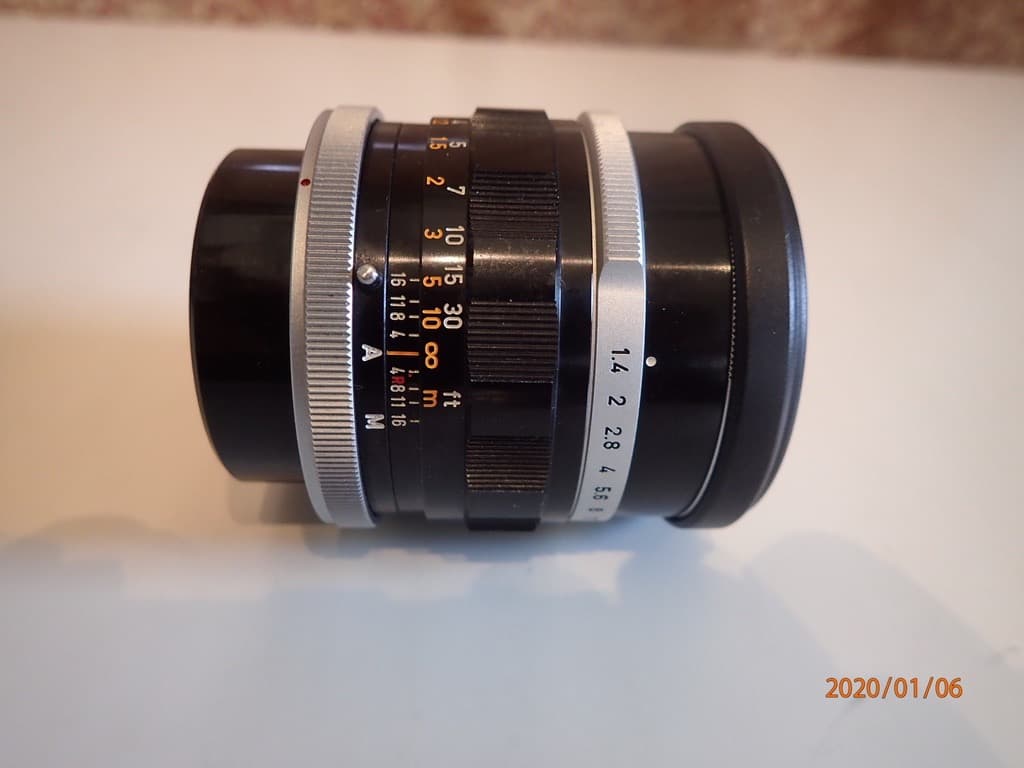 Canon FL 50mm II f/1.4 レンズ