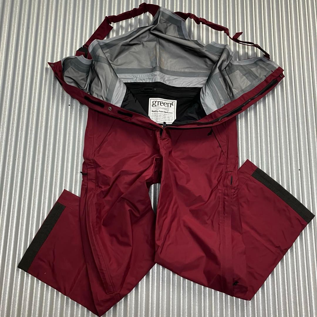 グリーンクロージング　オガジャケット　ビブパンツ　スノボウェア　上下セット　L