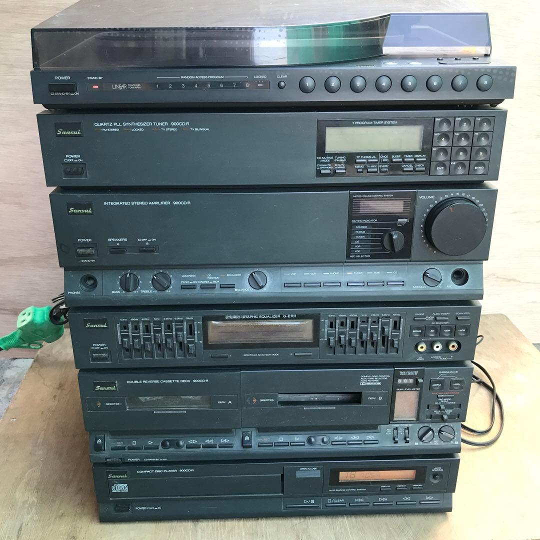 サンスイシステムコンポ900CD-Rジャンク品