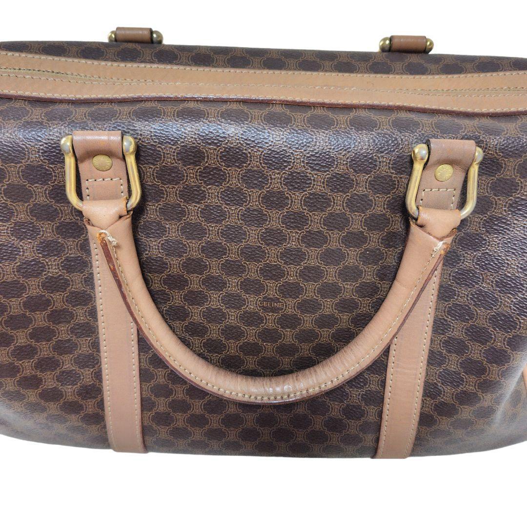 【セリーヌ】ボストンバッグ　マカダム　トリオンフ　旅行バッグ