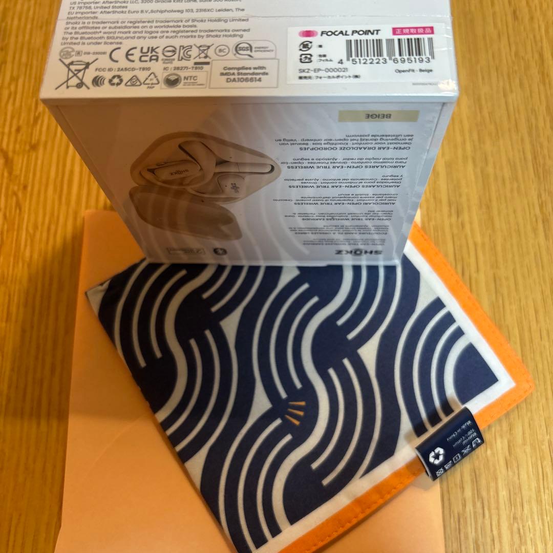 【新品未開封シュリンク付】ショックス ワイヤレス イヤホン OpenFit