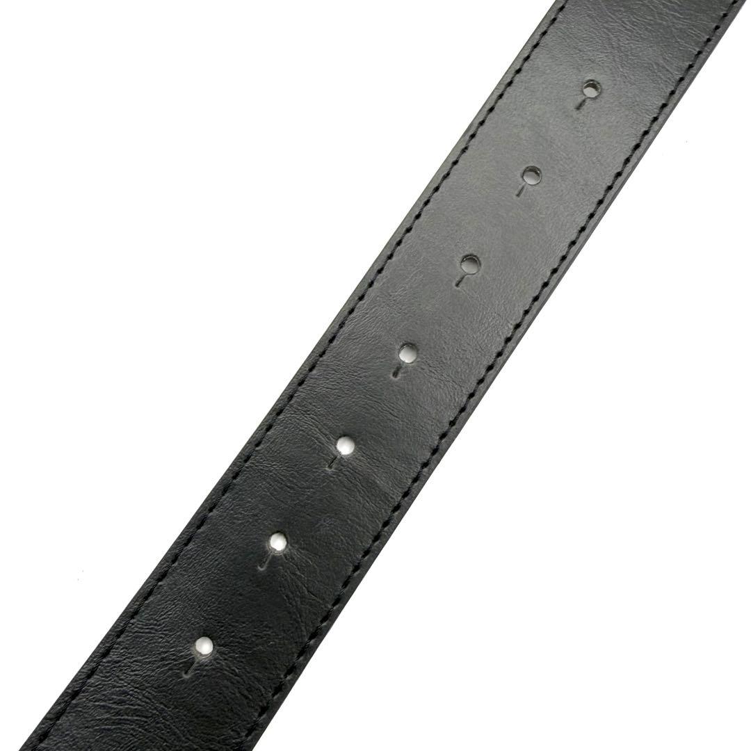 GUCCI ベルト 黒 インターロッキング ゴールド金具 ダブルG GG柄 ロゴ