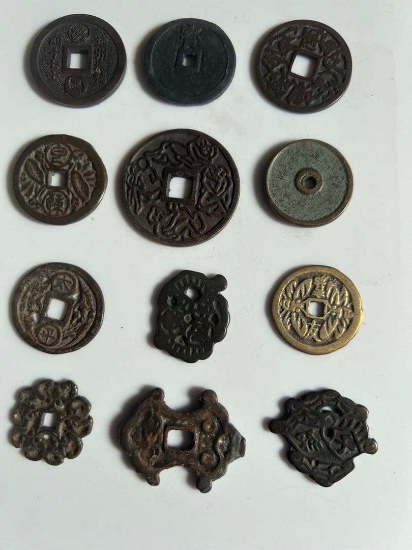 絵銭　日本絵銭朝鮮別銭　12枚まとめロット