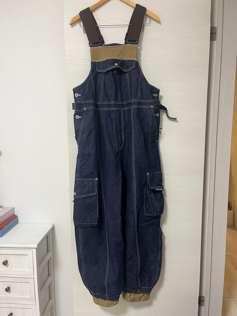 スノーボードウェアー　デニム生地　vector ※バラ売り不可