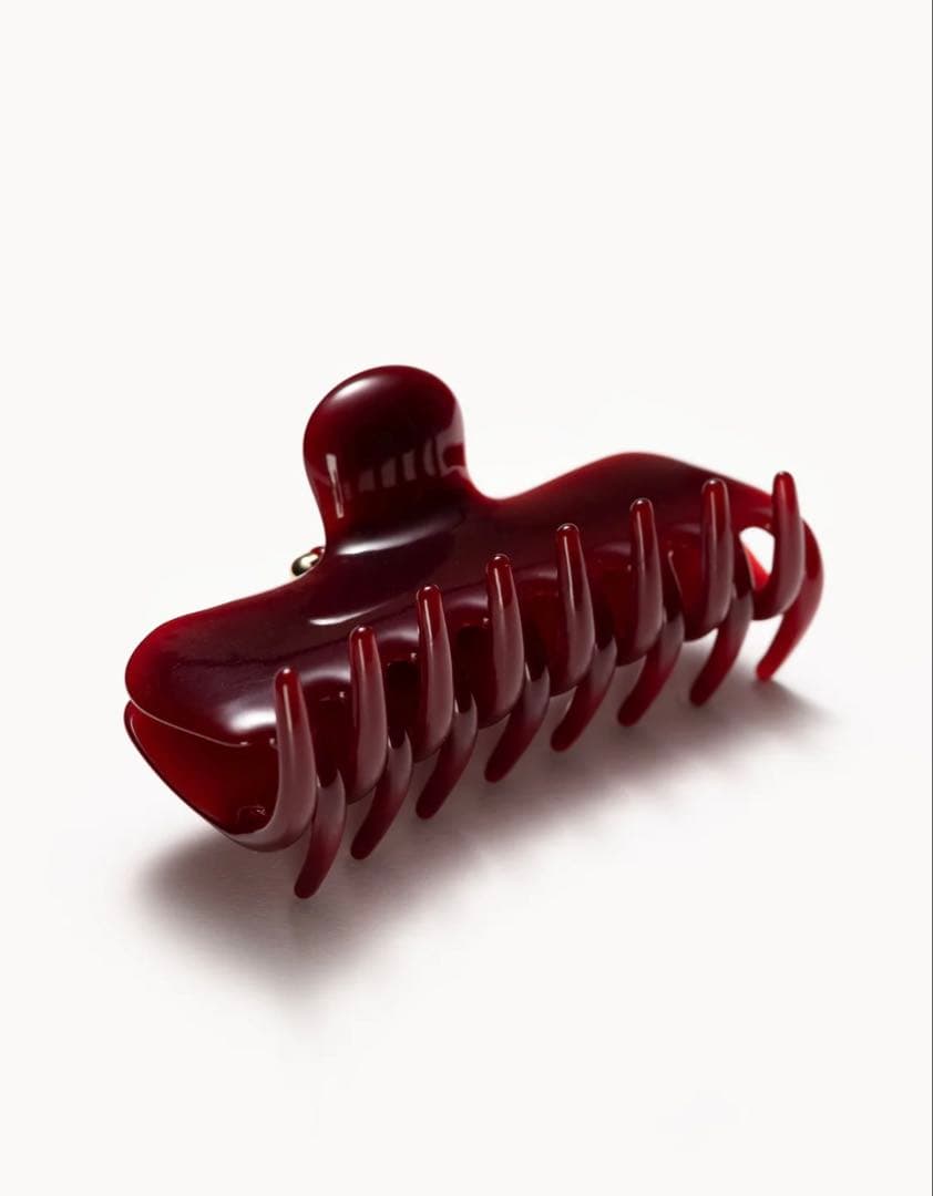 UNDO HAIRWARE ヘアクリップNo.4クロークリップ　ボルドー