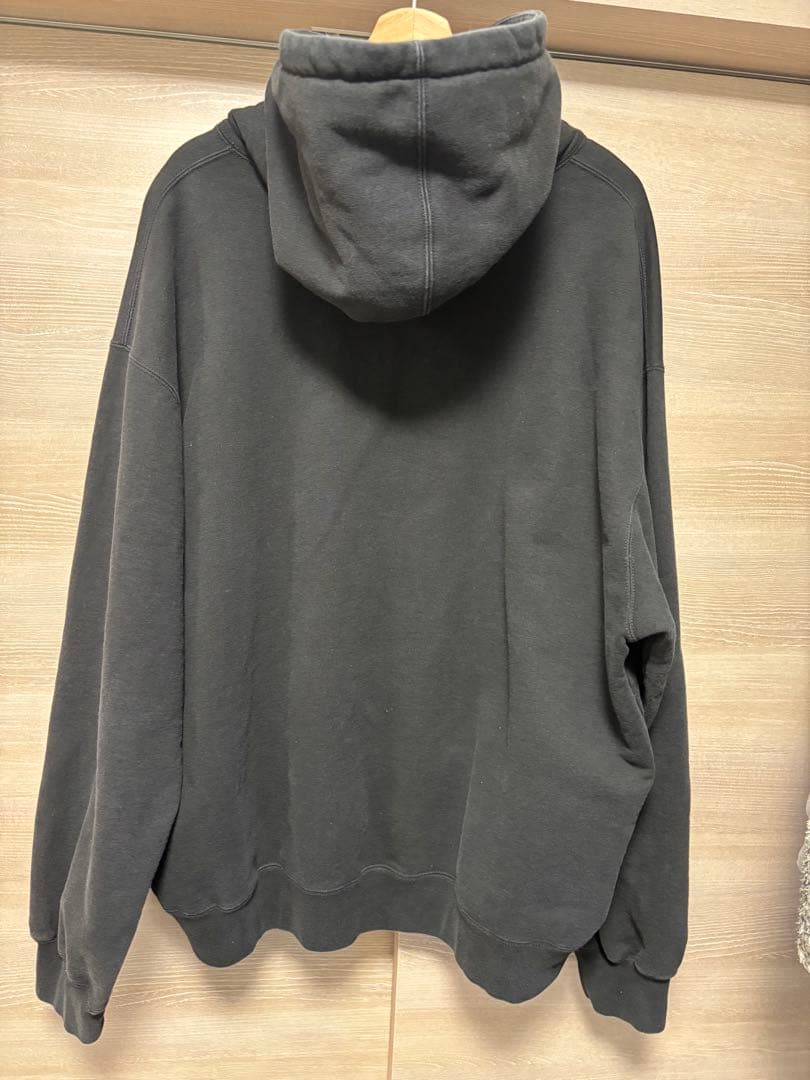 シュプリーム カレッジエイトパッチワークレザー パーカー xxlarge