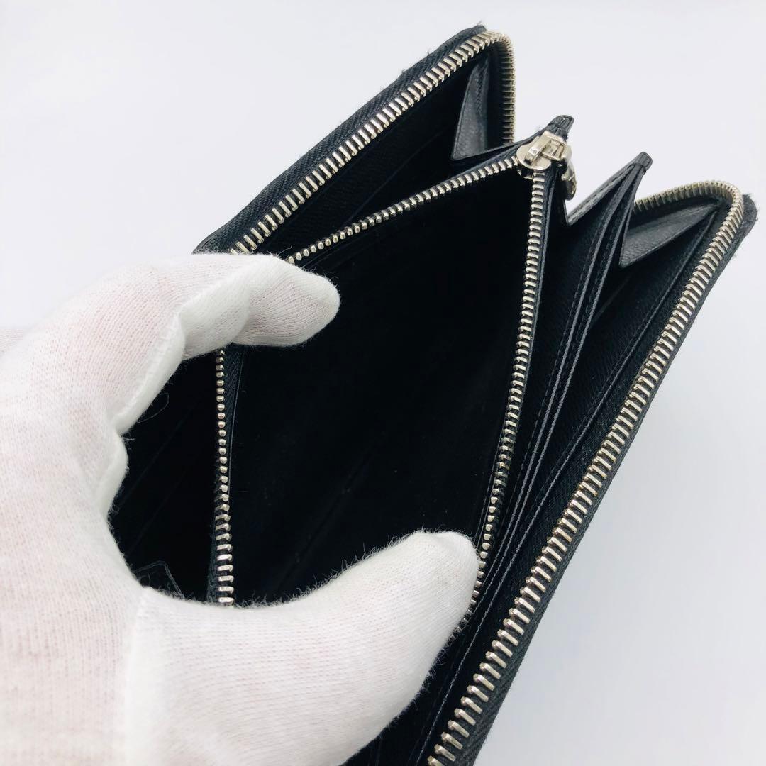 ルイヴィトン ジッピーウォレット エピ ブラック ラウンドファスナー 長財布