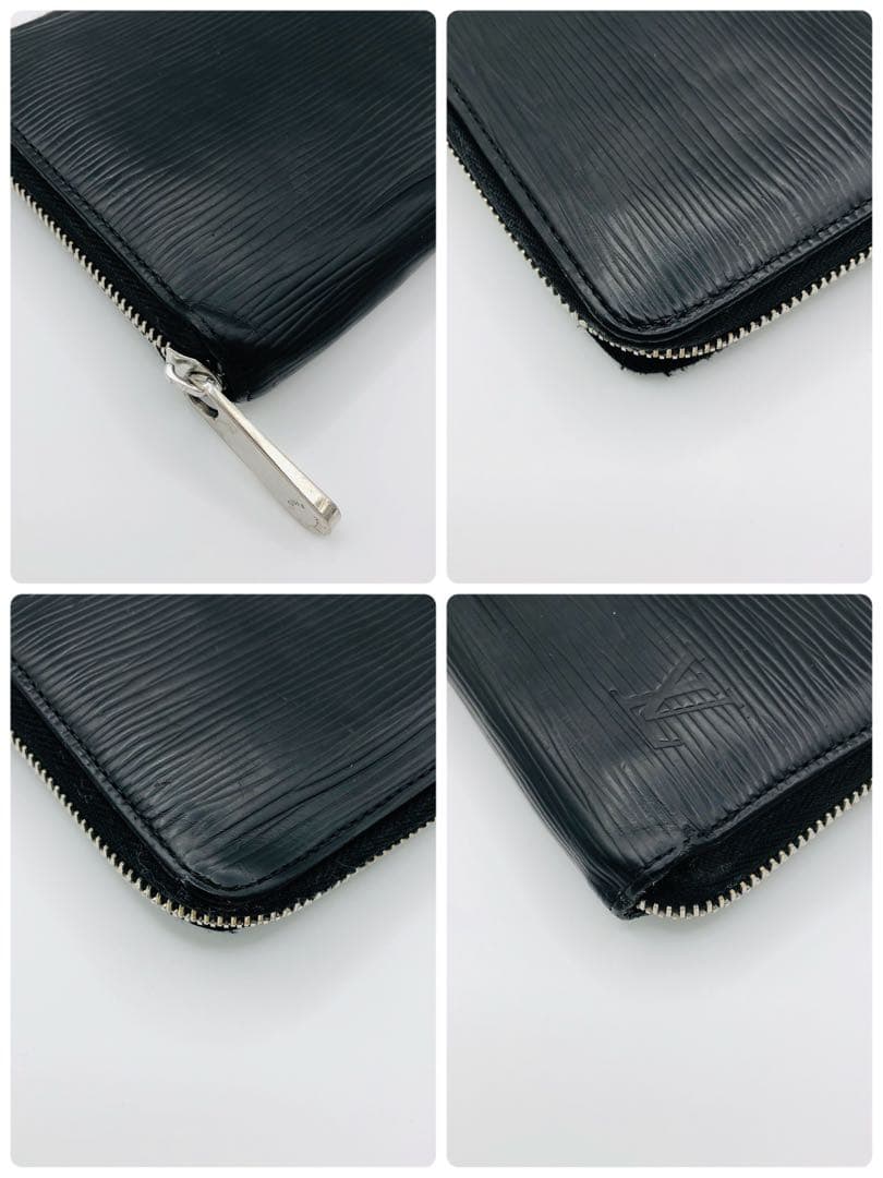 ルイヴィトン ジッピーウォレット エピ ブラック ラウンドファスナー 長財布