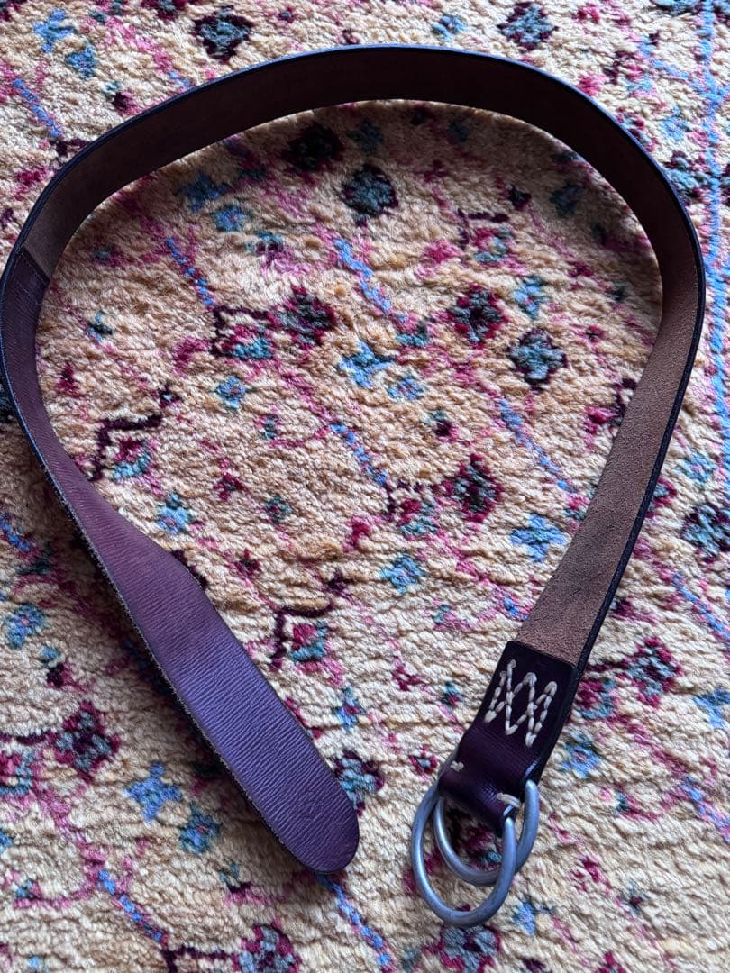 visvim ビズビム DOUBLE RINGBELT ダブルリングレザーベルト