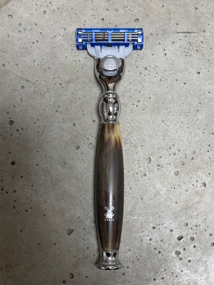 廃番 激レア ミューレ かみそり マッハ3 ジェニュインホーン 替刃付 カミソリ