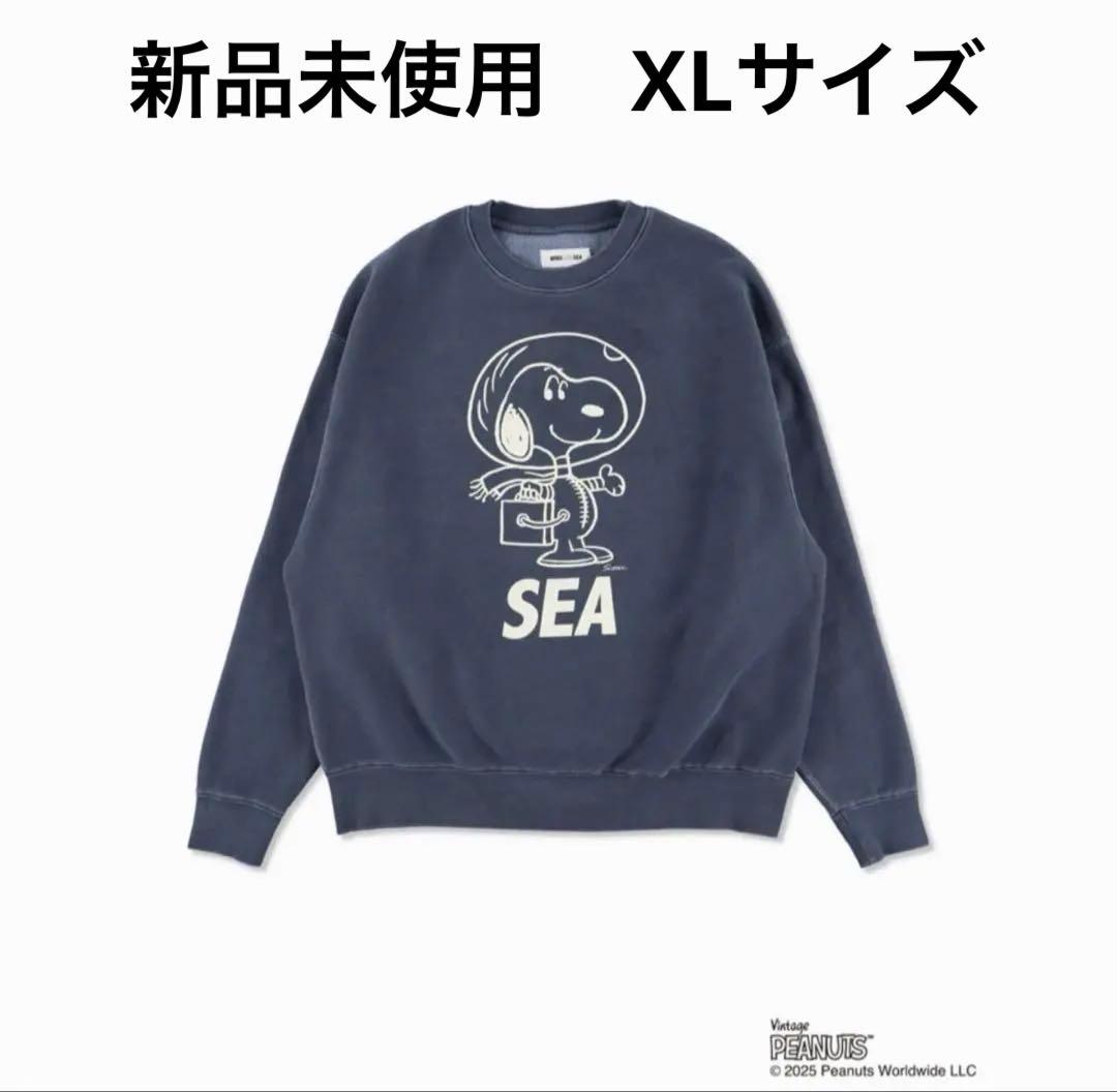 SMOOTHY x WDS Snoopy Sweat NAVY XLサイズ