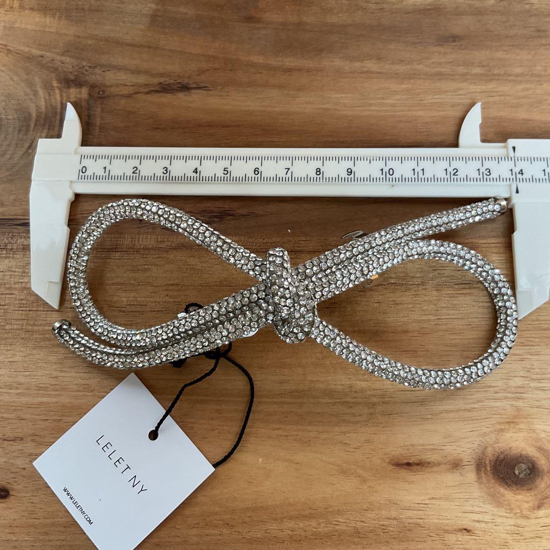 Lelet NY レレットニューヨーク　クリスタルバレッタ