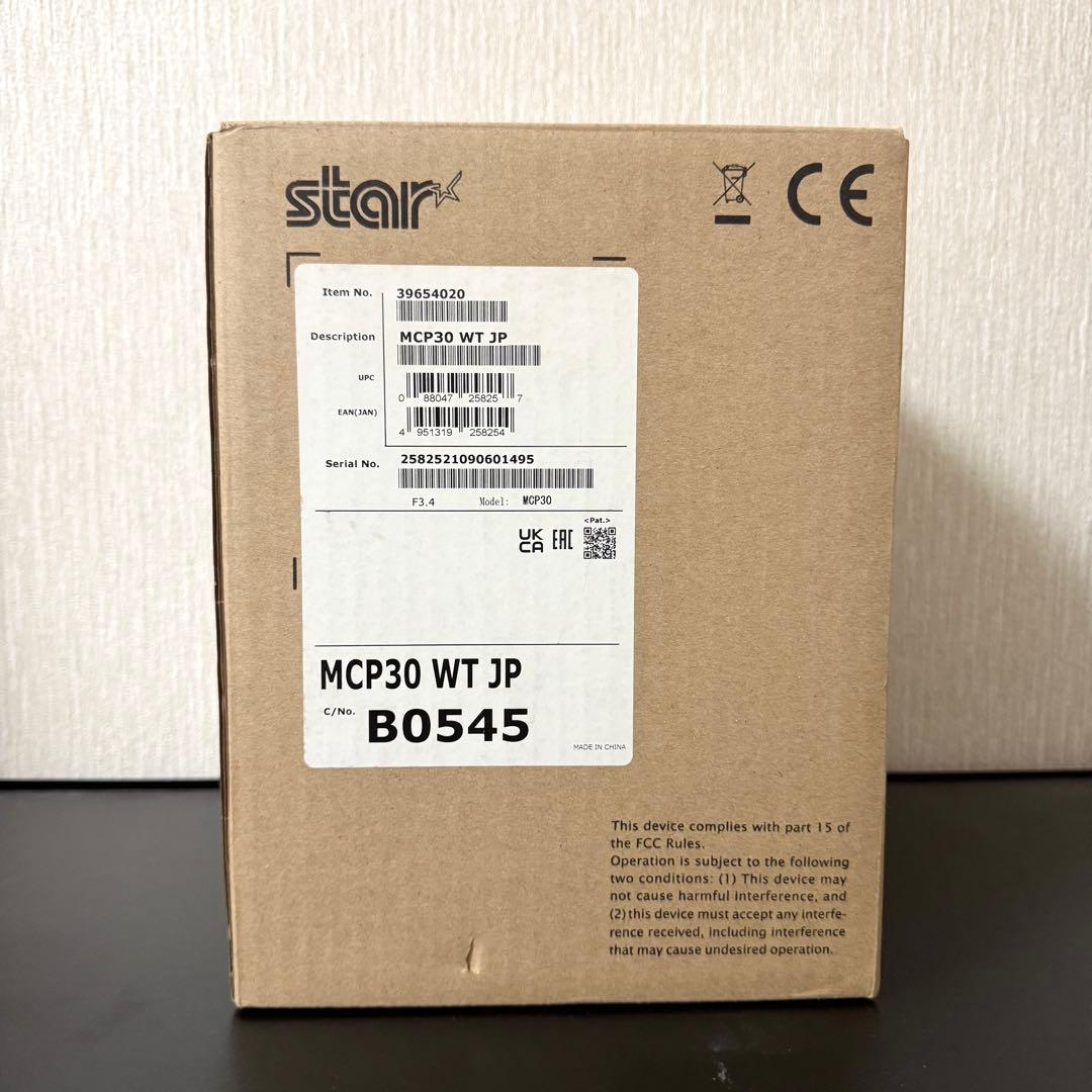 【新品未使用】スター精密 レシートプリンター MCP30 WT JP レジ用品