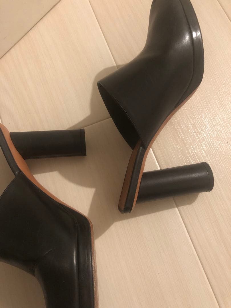 CÉLINE ブラックヒール38