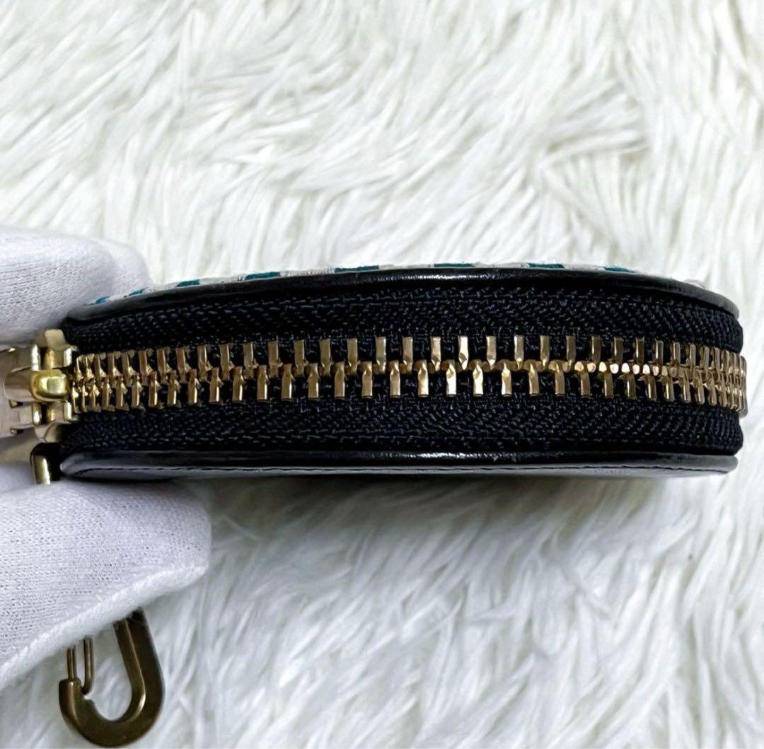 美品 ブラックミーンズ ケース レザー 刺繍 小物入れ 渋谷龍太着用モデル