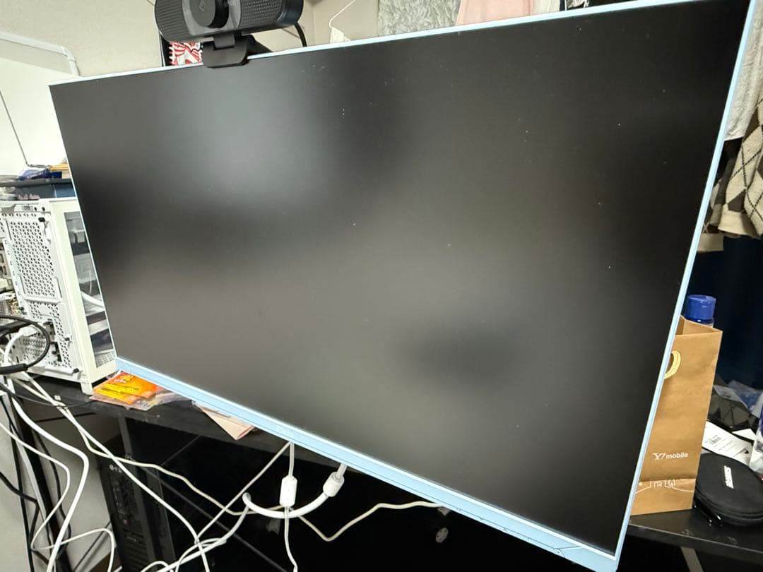 Pixio ブルーモニター　アーム付き