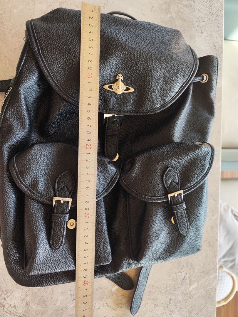VivienneWestwoodブラックリュックサックイタリア製バックパック美品