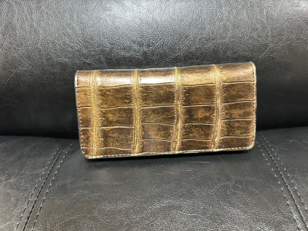 トンちゃん　ブロンズ　ウォレット　ライダース長財布
