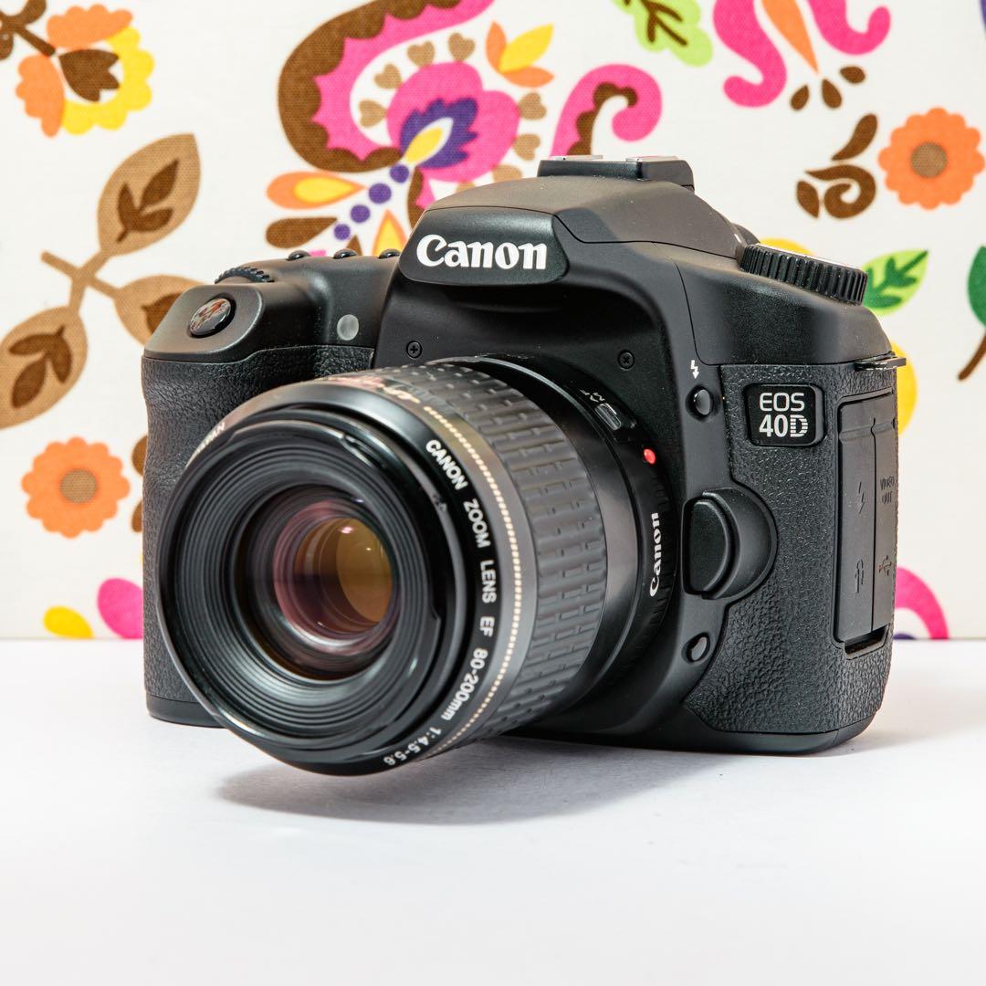 ❤️Canon キヤノンEOS 40D望遠レンズ❤️iPhone転送❤️