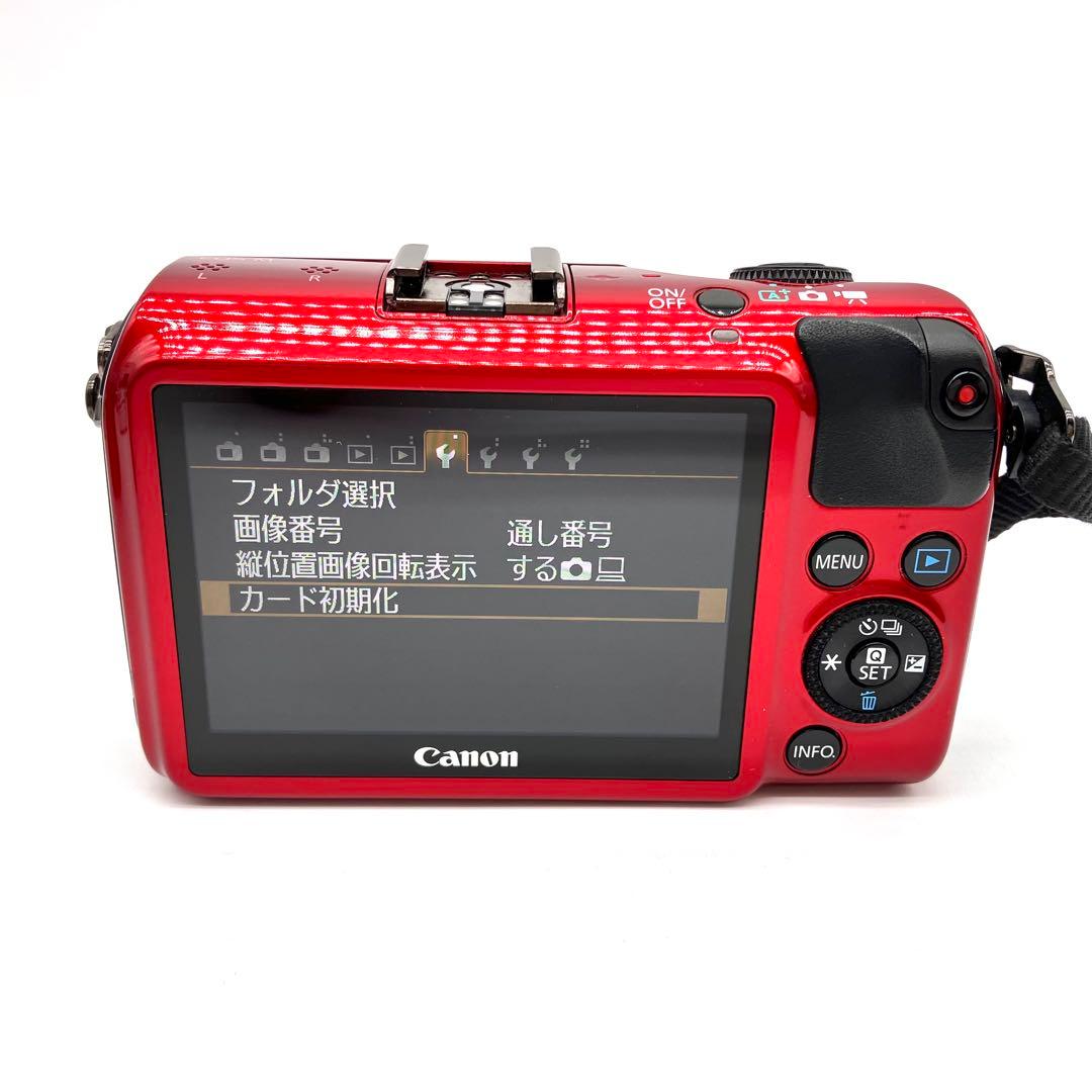 Canon EOS M レッド　ダブルレンズキット