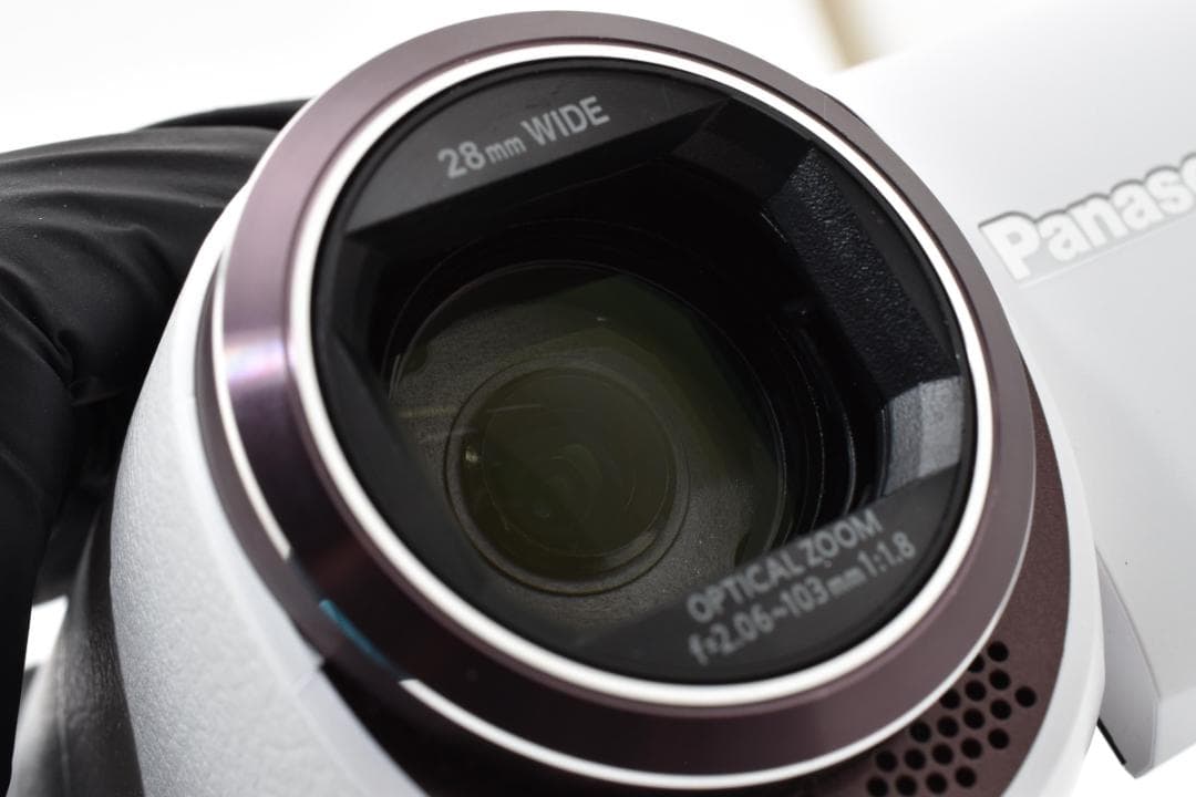 【美品】Panasonic ビデオカメラ HC-W570M　ホワイト　動作確認済
