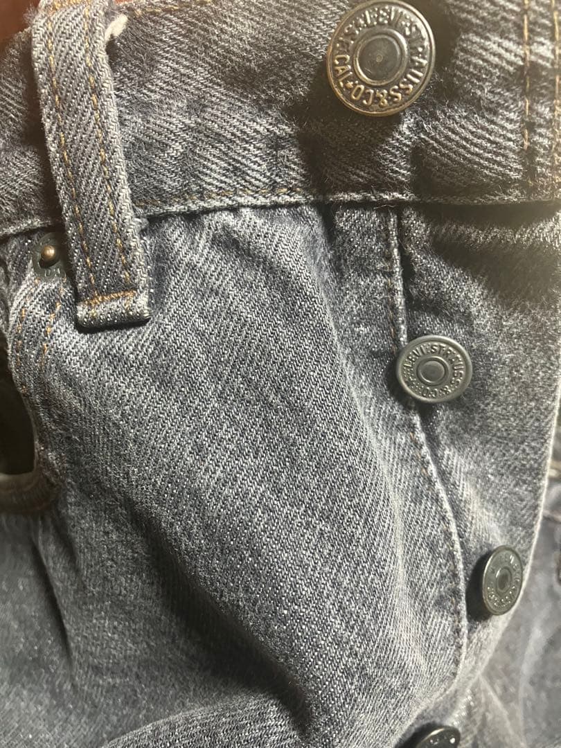 リーバイス501 ブラック先染め【87年USA製】