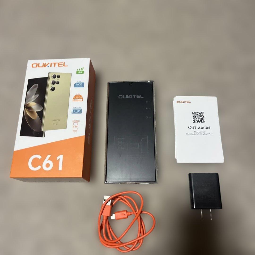 OUKITEL C61 デュアルSIM トリプルカメラ