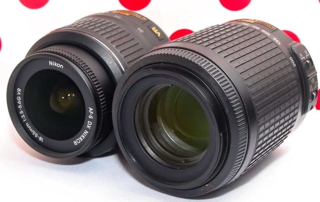 Nikon D5200❤ダブルレンズ❤スマホ転送OK❤高画質・高性能❤一眼レフ