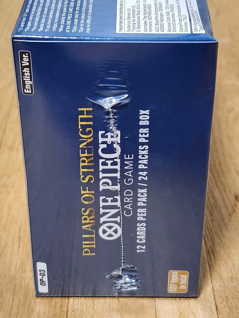 ONE PIECE CARD GAME OP03 ボックス 英語版