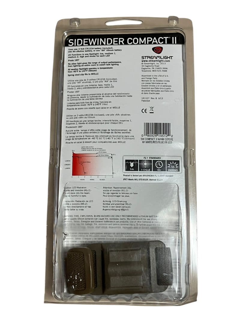 STREAMLIGHT サイドワインダーコンパクトII 多機能LEDライト
