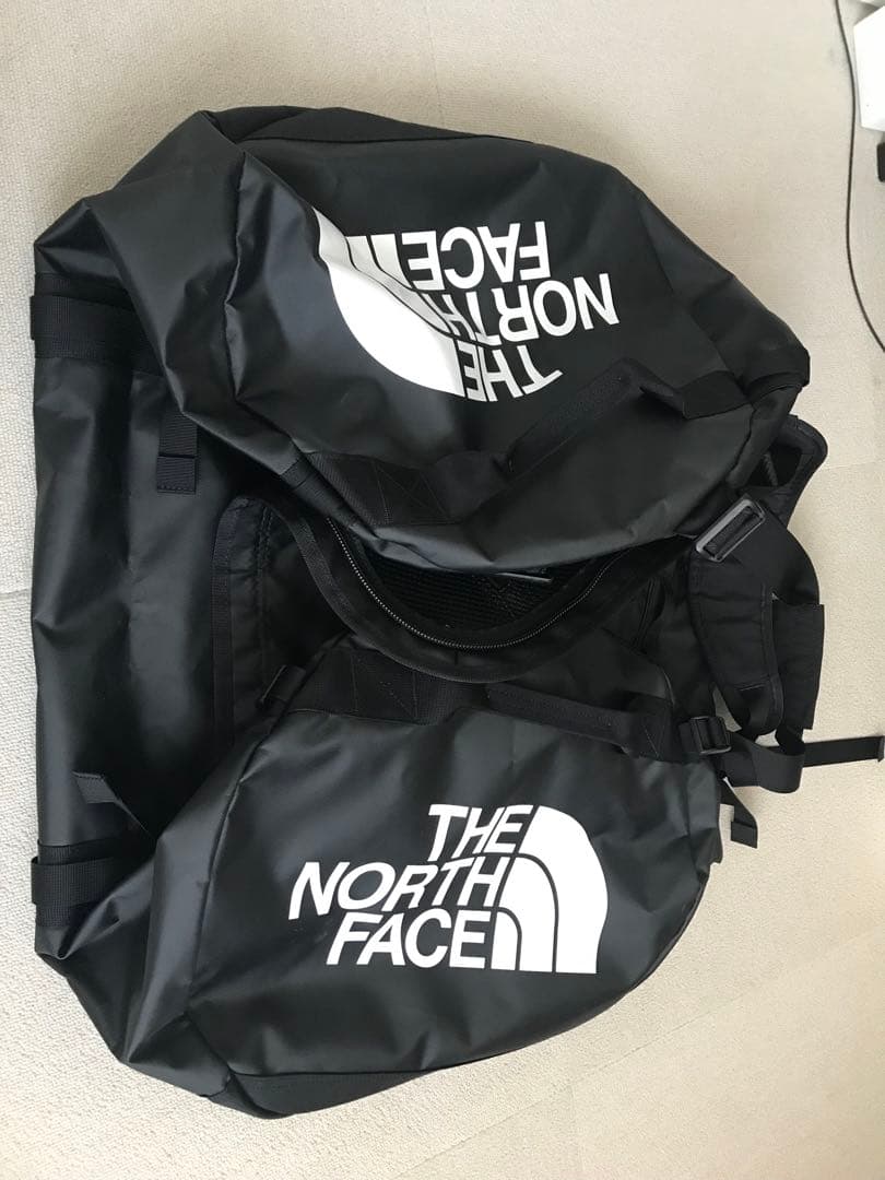 【美品・136L】ザ・ノース・フェイス BCダッフルXL ブラック　リュック