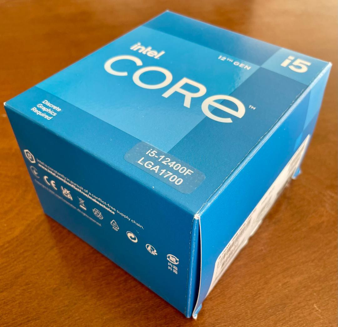 中古 インテル Core i5-12400F LGA1700 クーラー、保証書付