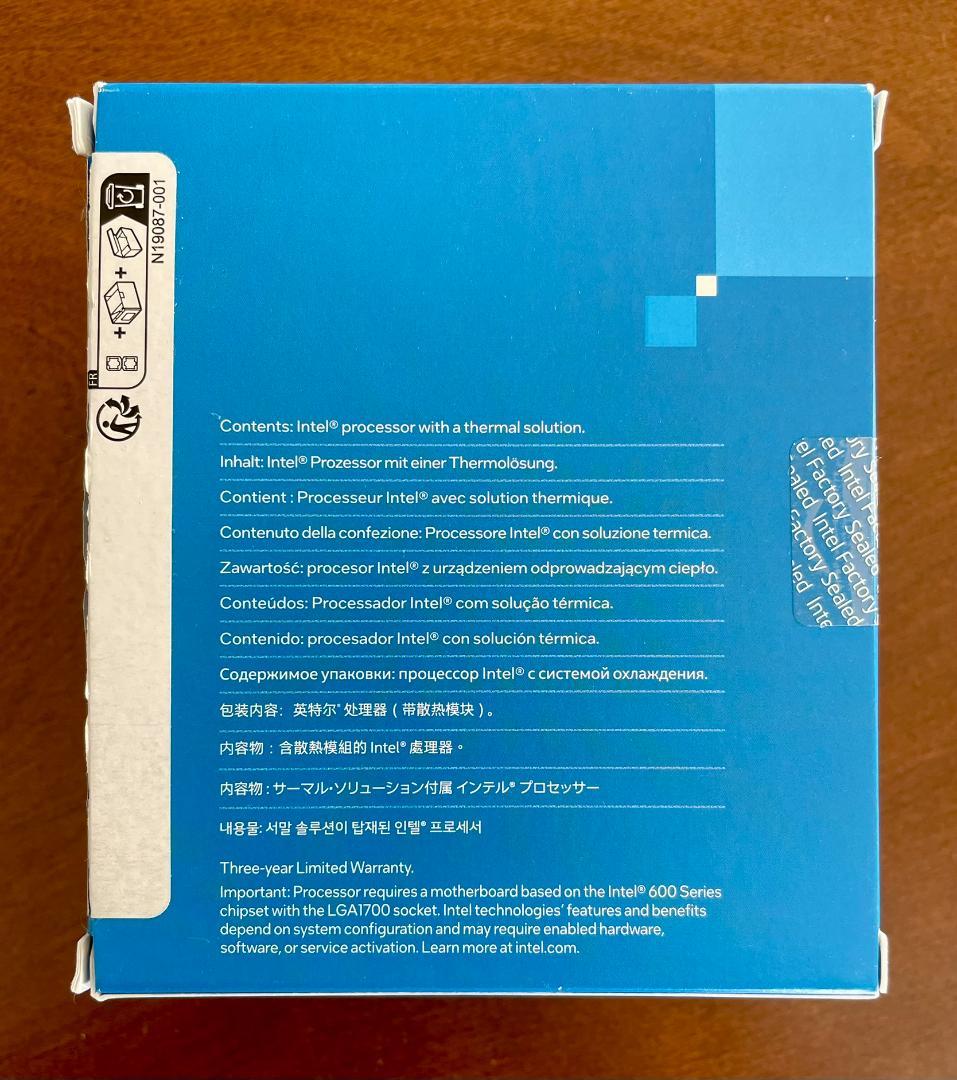 中古 インテル Core i5-12400F LGA1700 クーラー、保証書付