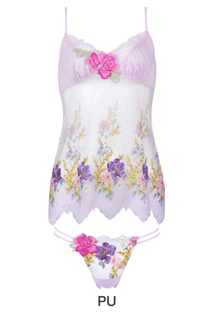 みぃな、サルート93 キャミソール、ソングセット　PUカラー　Lサイズ