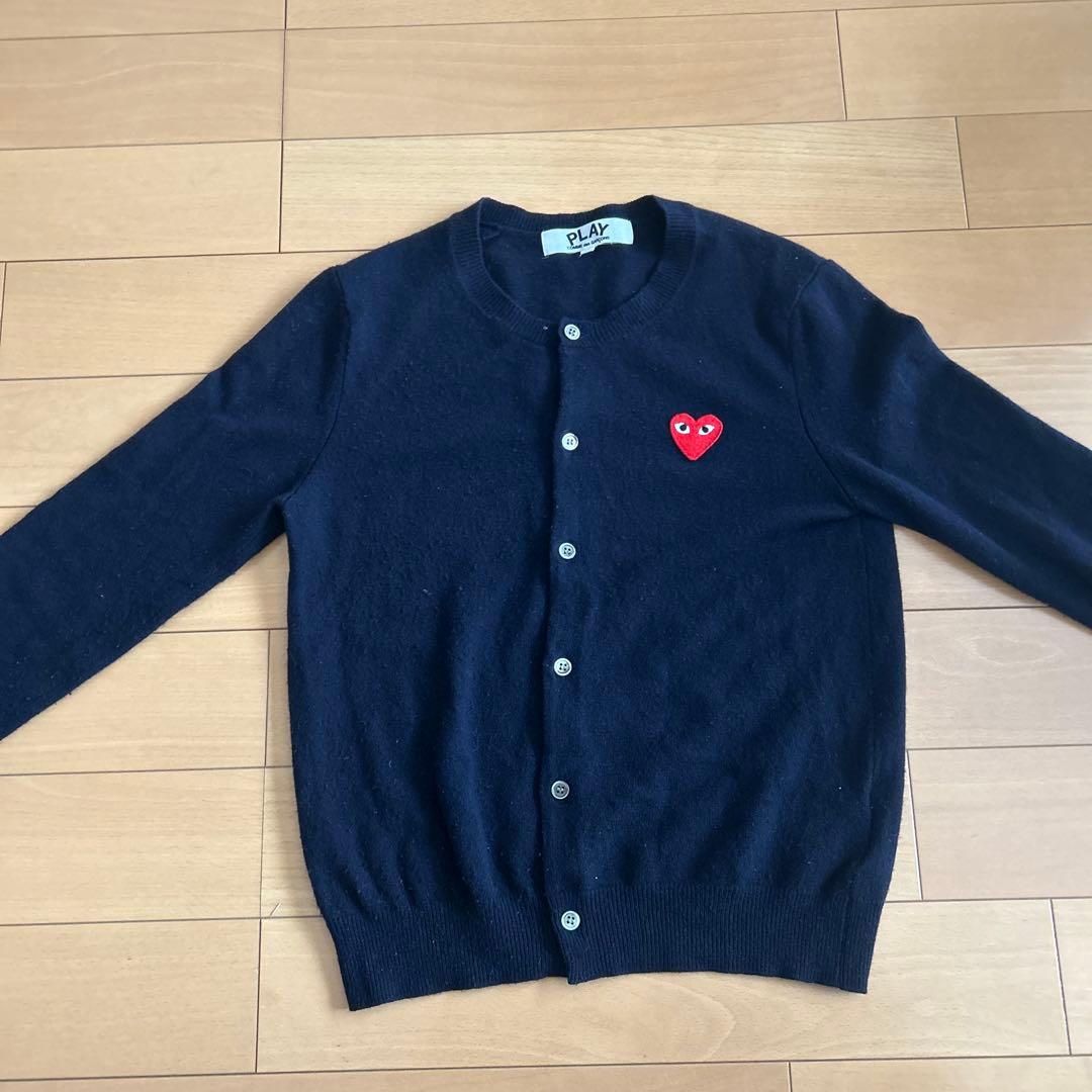 PLAY COMME des GARÇONS ネイビー カーディガン M