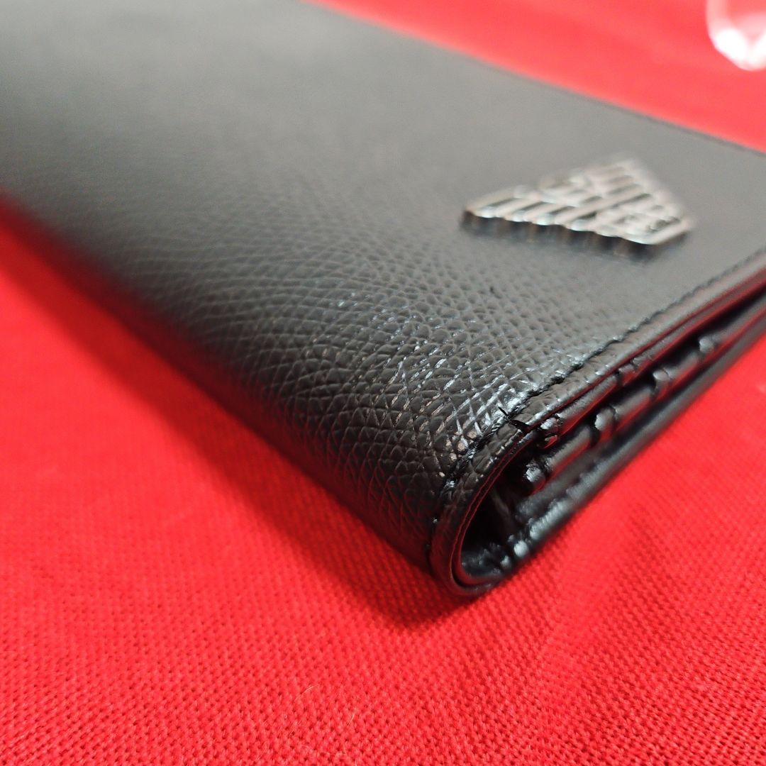 【未使用級】EMPORIO ARMANI 長財布 レザー BLACK