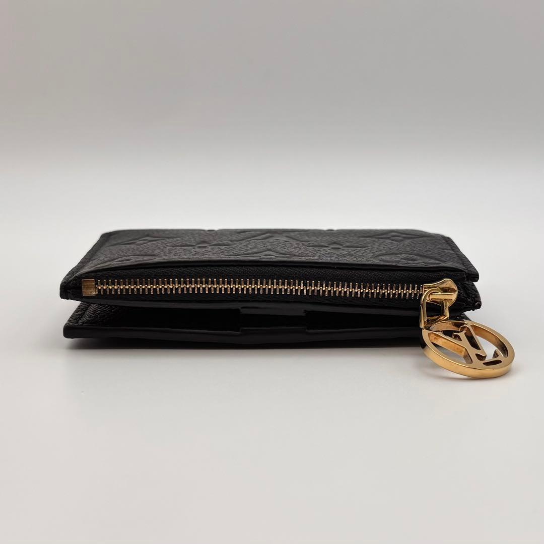 【美品】ルイヴィトン 財布 ポルトフォイユ リサ ノワール ブラック