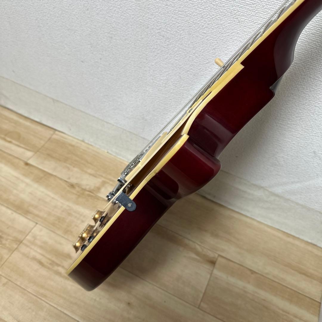 Maison メイソンレスポ―ルタイプ　エレキギター赤美品 ギターケース付き