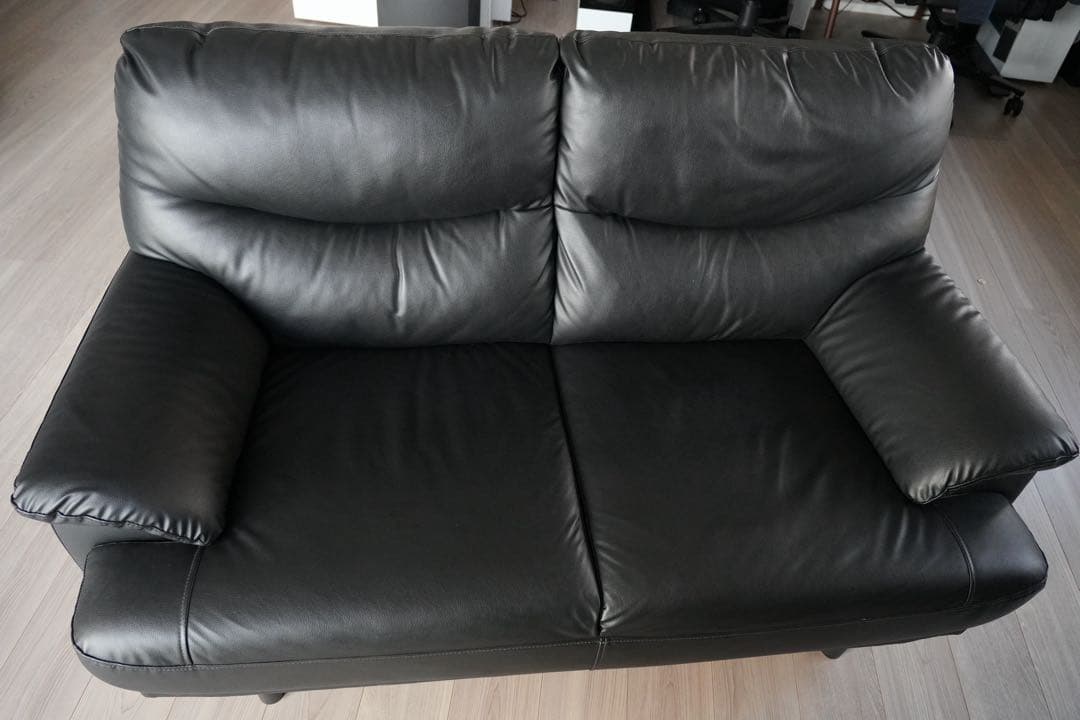 【AZAMI】ニトリ Nシールド 2人掛け ソファ 合成皮革