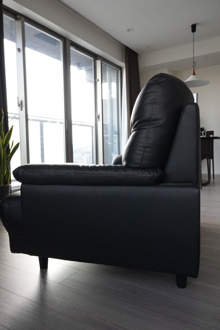 【AZAMI】ニトリ Nシールド 2人掛け ソファ 合成皮革