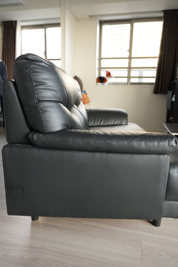 【AZAMI】ニトリ Nシールド 2人掛け ソファ 合成皮革