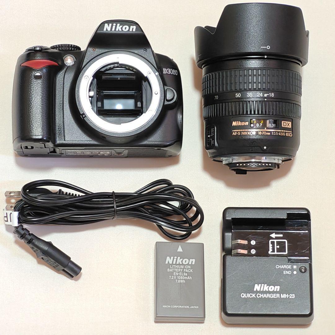 【値下げ】Nikon D3000 デジタル一眼 AF-S 18-70mmレンズ付
