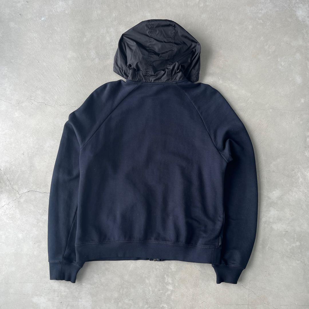 トップス PRADA archive zip-up hoodie parka black