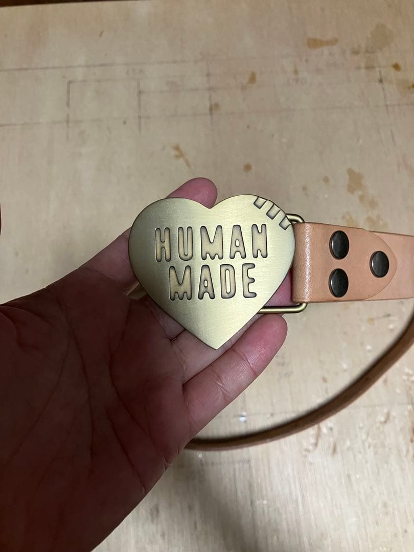 HUMAN MADE ハート型レザーベルト