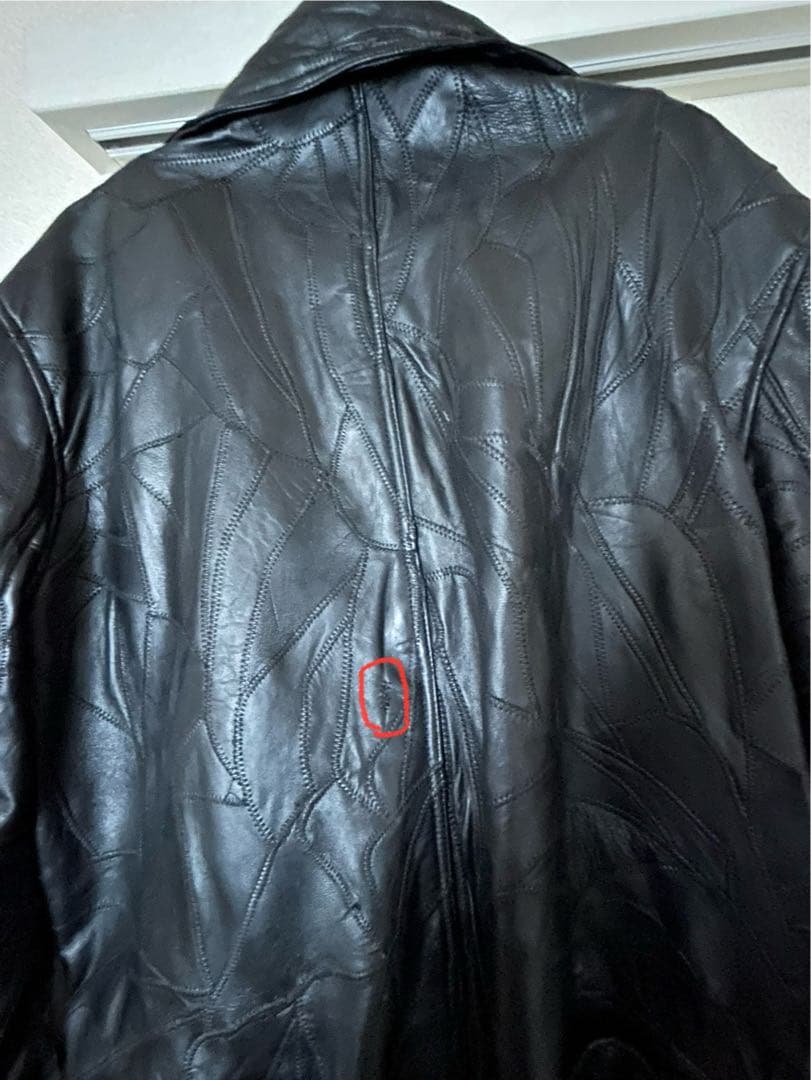 ニシノインターナショナル★メンズ★革ジャン・レザージャケット・ライダース★黒3L