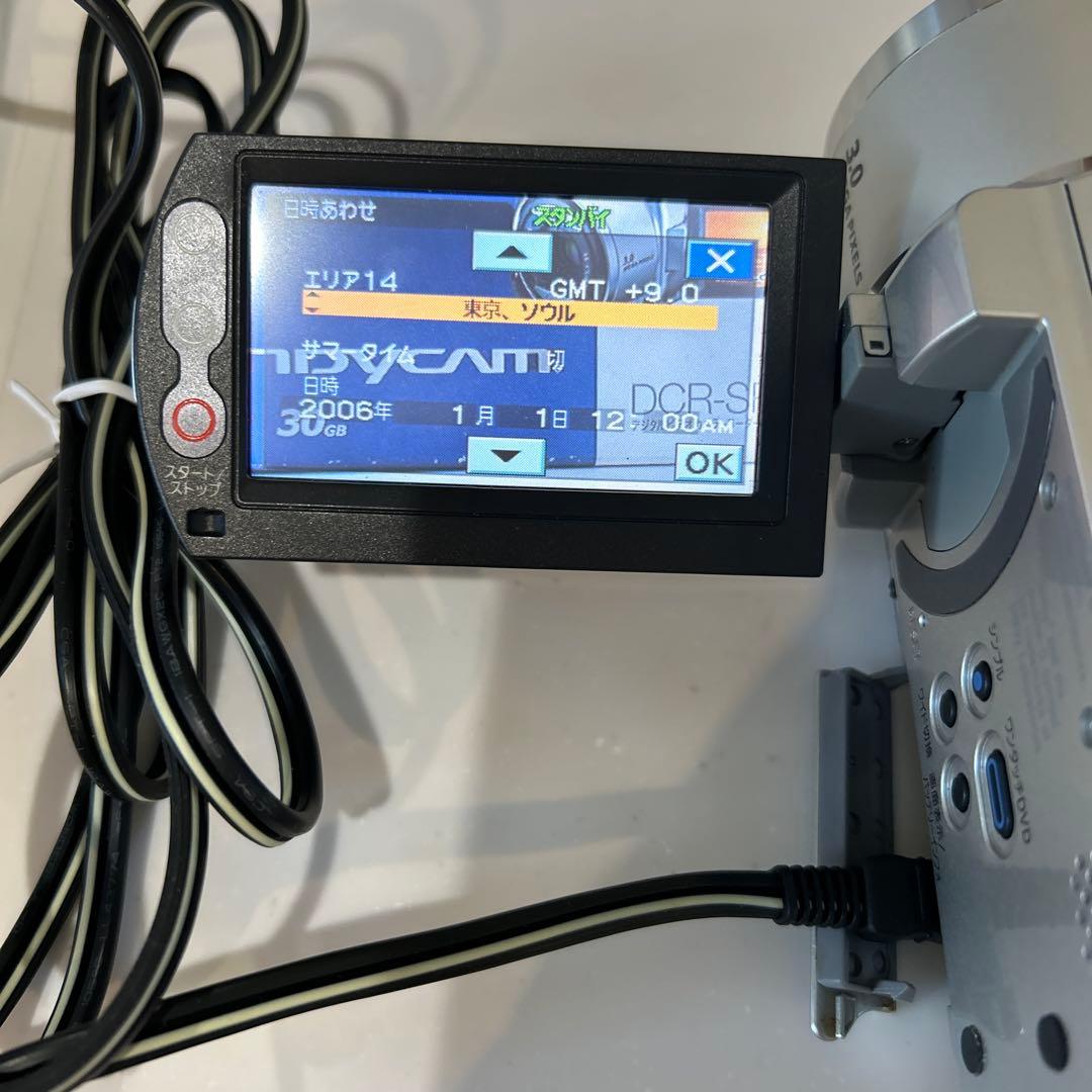 【中古】SONY DCR-SR100 ビデオカメラ 本体 その他付属品　箱付き