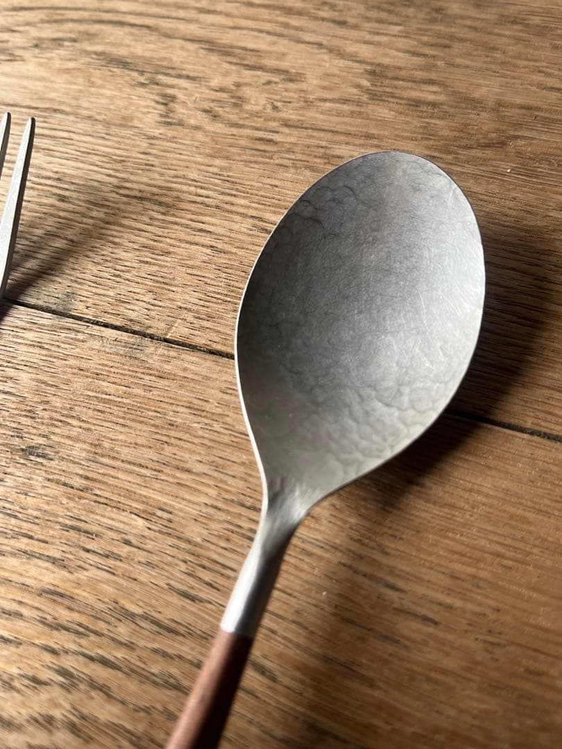 机上工芸舎　湯浅記央　カトラリー　ディナースプーン　ディナーフォーク　セット　⓵