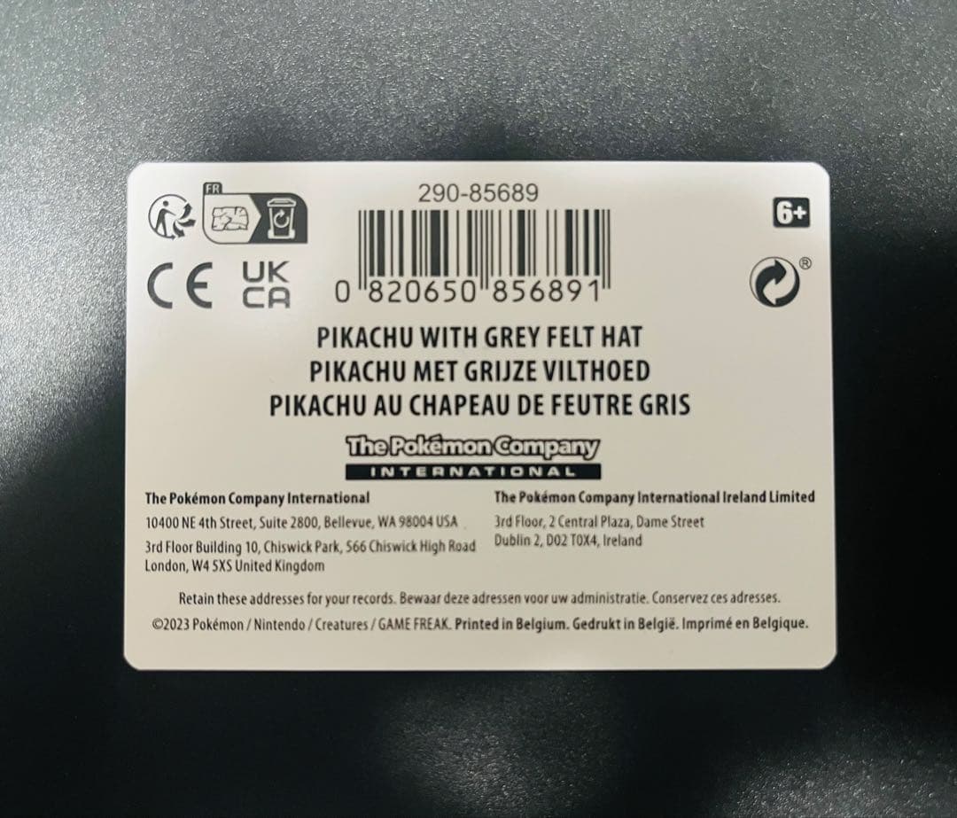 ポケモンカードゲーム Pikachu with Grey Felt Hat