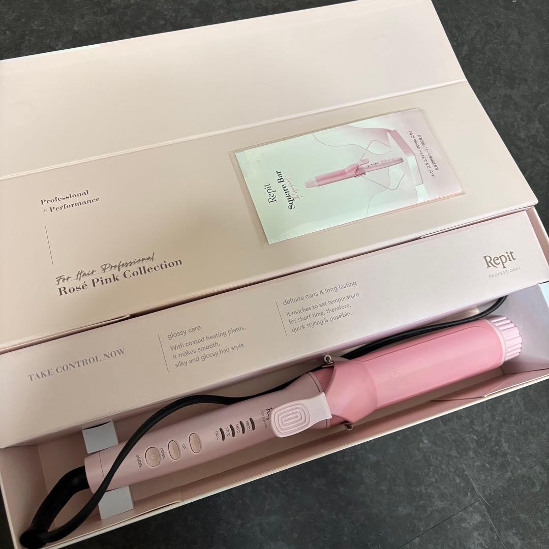 Repit カールアイロン　クレイツ　レピ　コテ　40mm スクエアバー