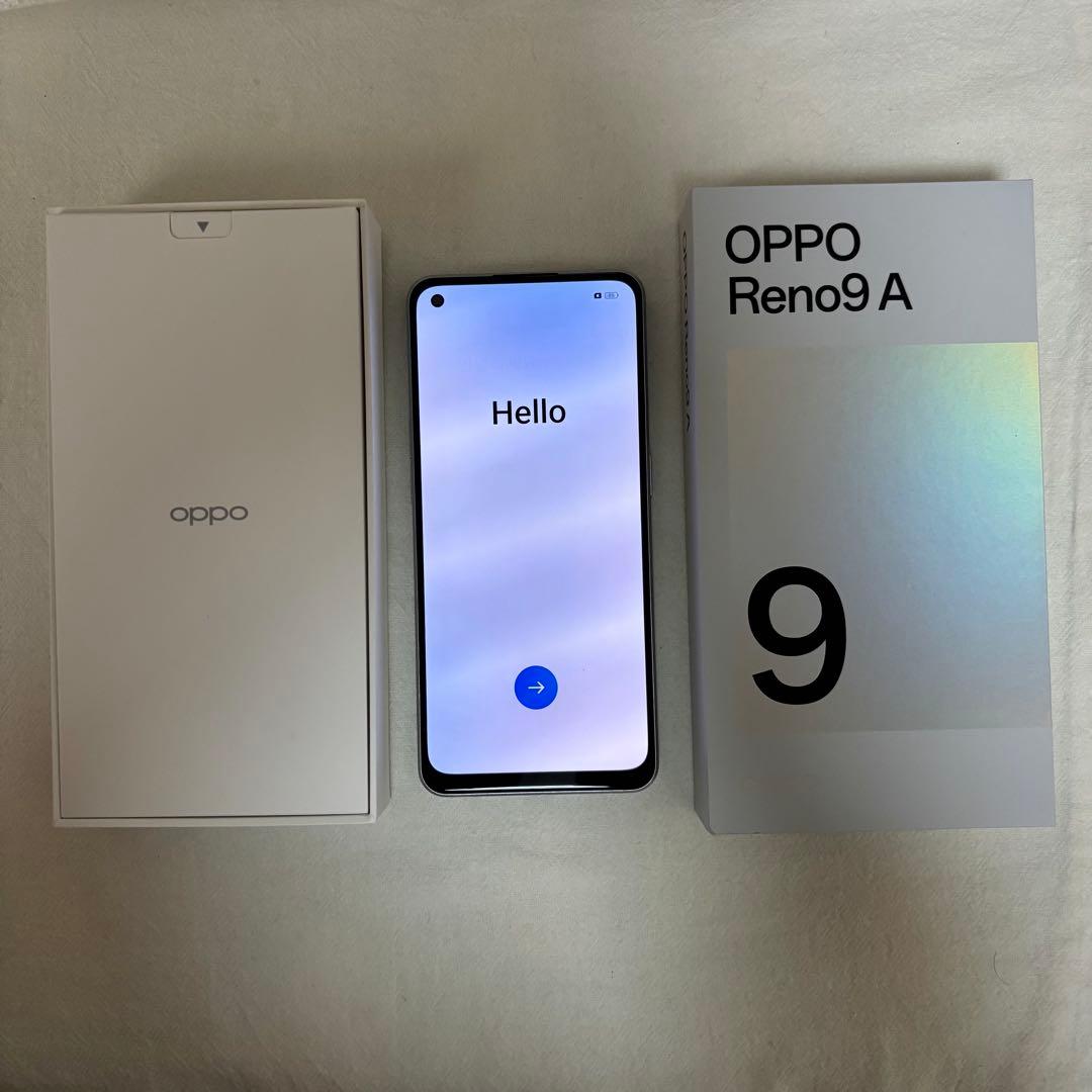 Oppo Reno 9A （ムーンホワイト） 本体